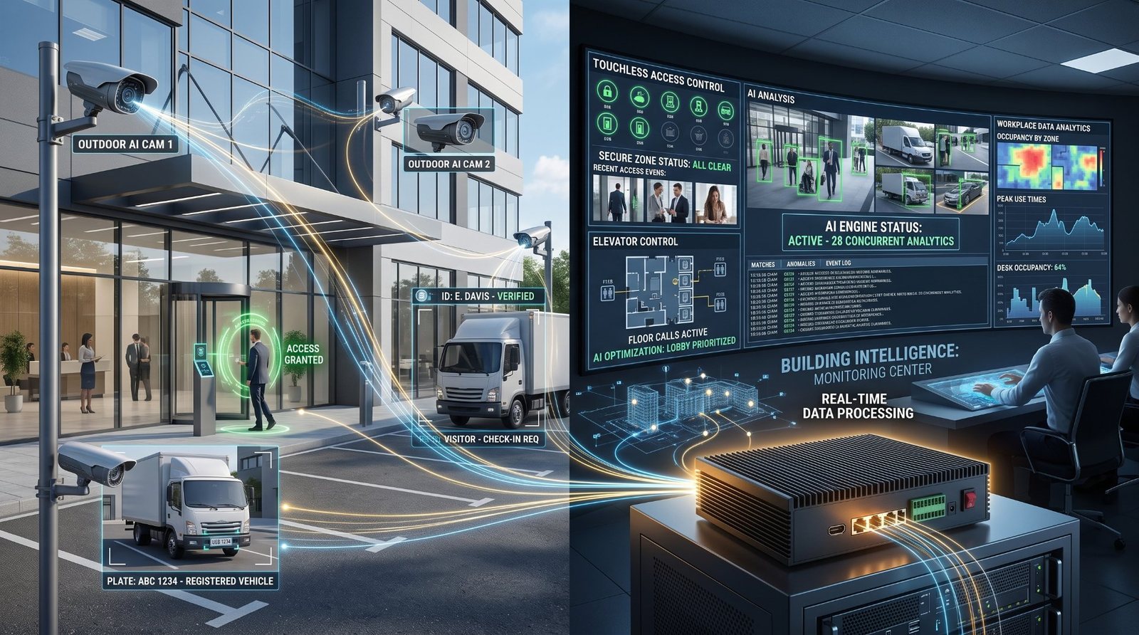 Smart Office & Building - AI video analytics deployment