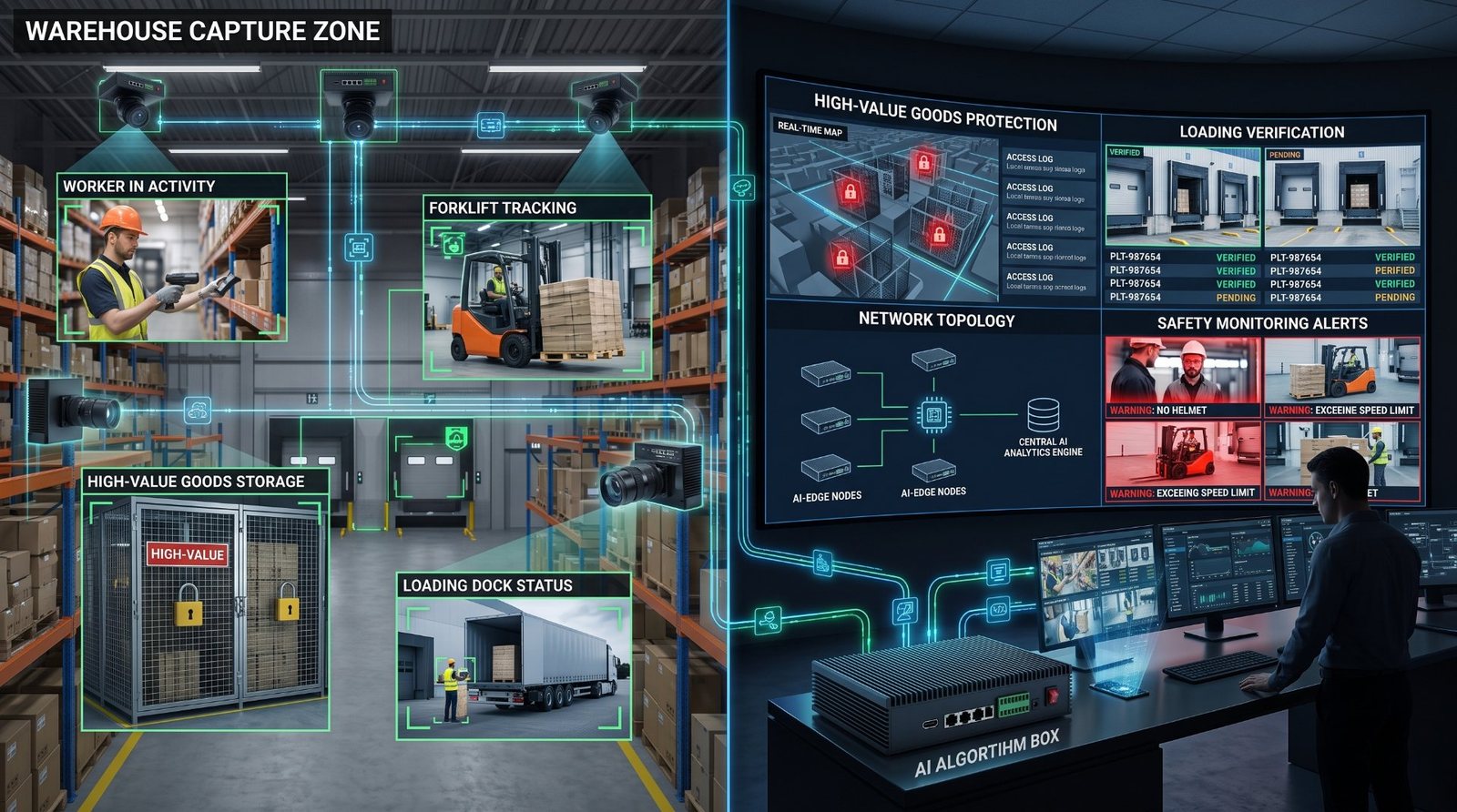 Smart Logistics & Warehouse - AI video analytics deployment