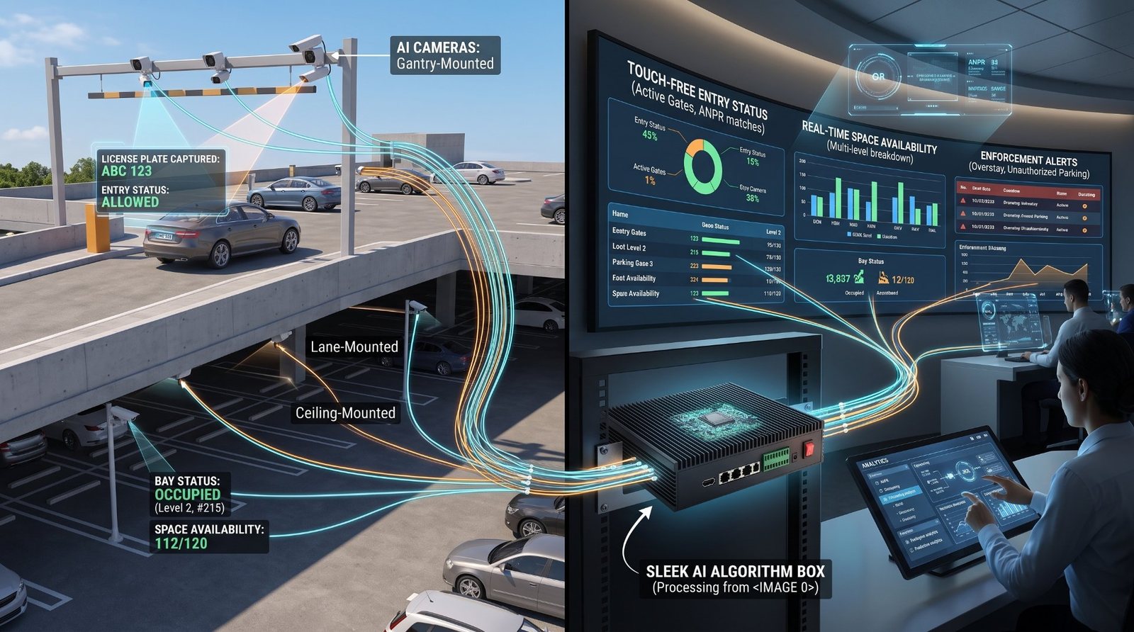 Smart Parking Management - AI video analytics deployment