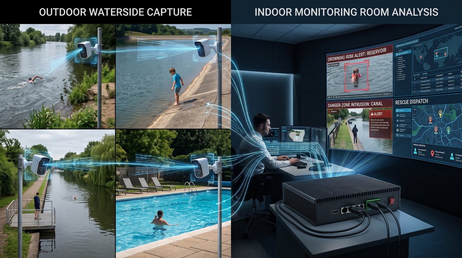 Water Safety & Anti-Drowning - AI video analytics deployment